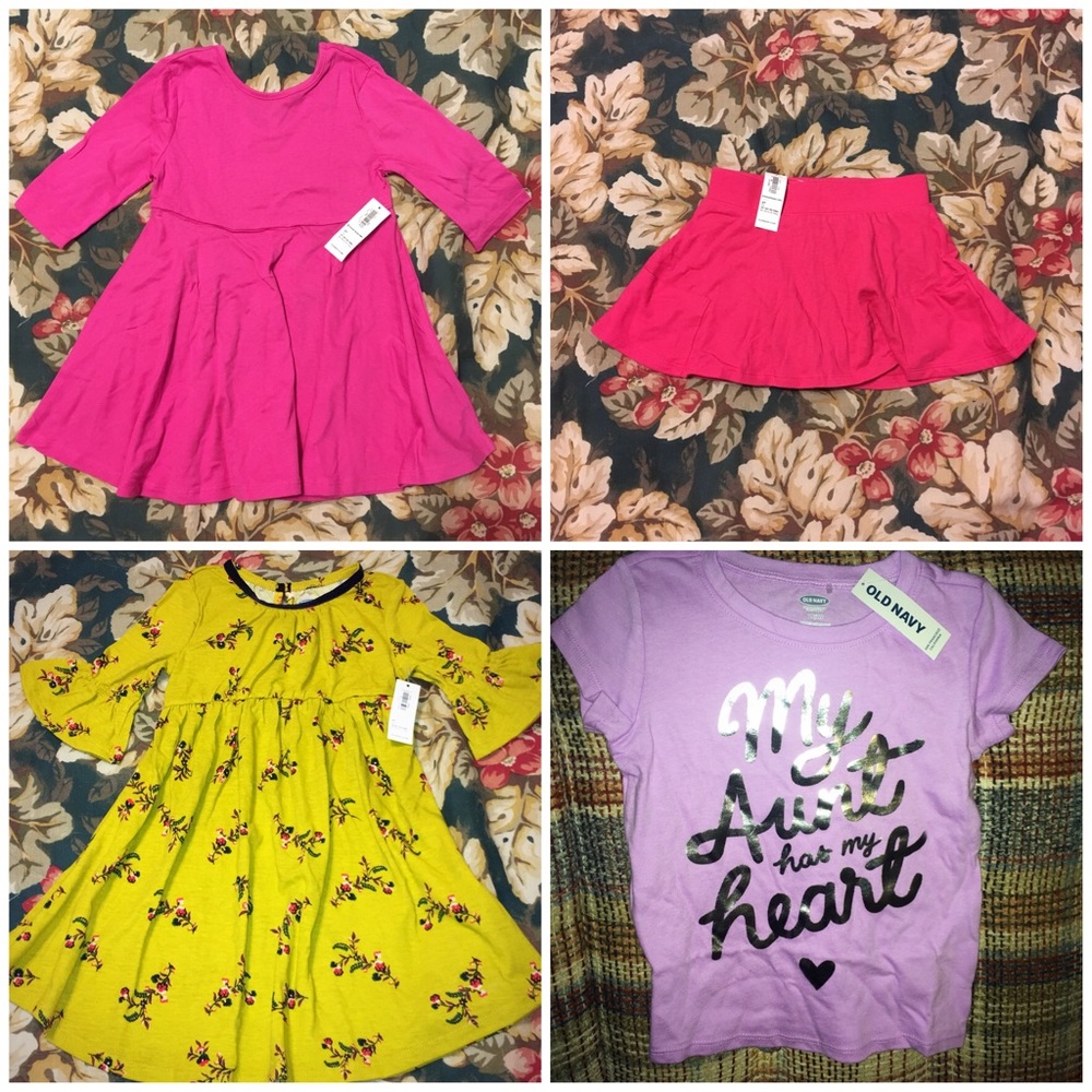 5 NWT Old Navy - dresses, skort, skirt, + t-shirt